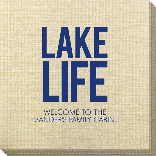 Lake Life Bamboo Luxe Napkins